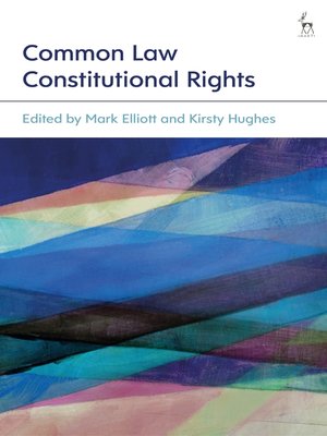 cover image of Common Law Constitutional Rights